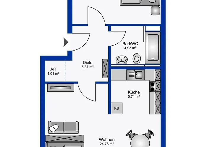 Moderne Mit Balkon Und Parkplatz - Salt アパート ナウムブルク
